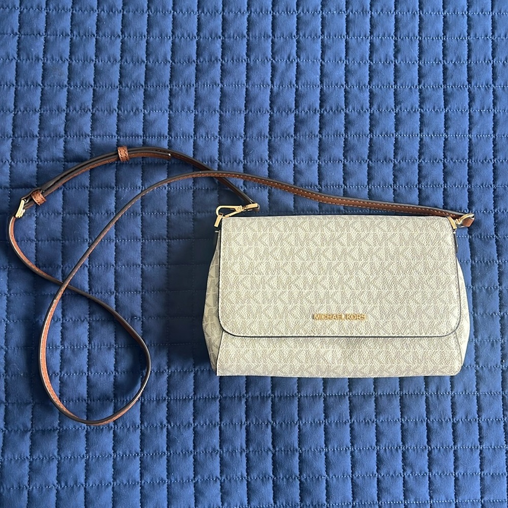 Michael Kors Medium Logo Convertible Crossbody Bag